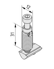 Automatic-Fastening Set 8, bright zinc-plated - 0.0.388.08