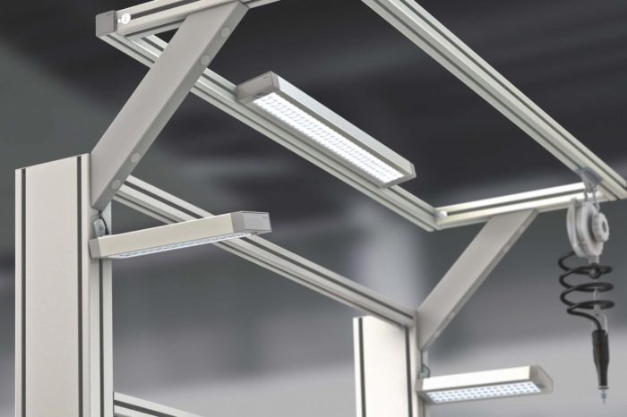 LED Light Fitting 30W 80x32x550 - 0.0.659.96