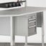 Drawer Unit S3 H383, grey similar to RAL 7042