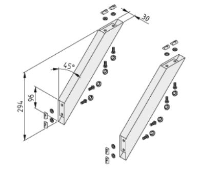 Diagonal Strut Set 8 300x30 - 0.0.659.03