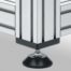 Base Plate 8 80x40, M10, black 0.0.440.71