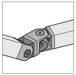 Hinge 8 40x40, heavy-duty - 0.0.265.31