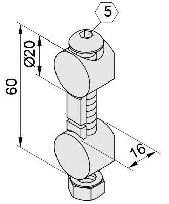 Universal-Butt-Fastening Set 8,
