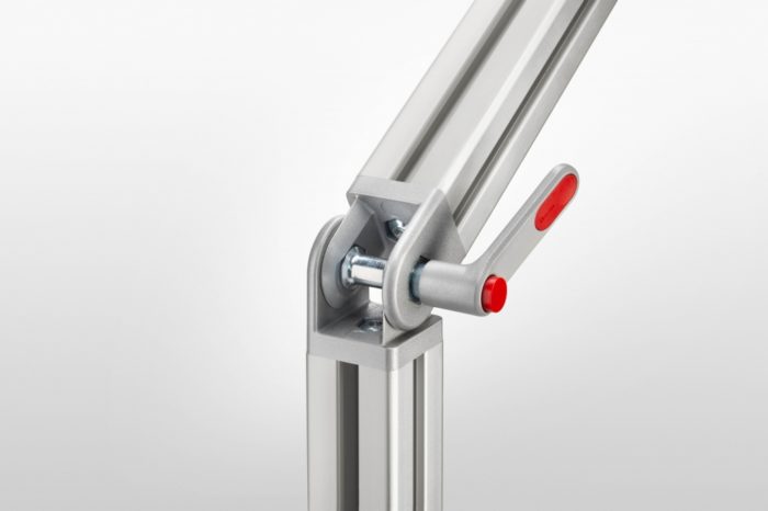 Hinge 8 40x40, heavy-duty with Clamp Lever - 0.0.373.93