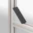 Angle Bracket Cap 8 80x80, black - 0.0.411.25