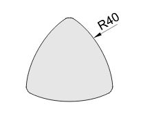 Fastener Cap 8 R40-90°, black - 0.0.436.32
