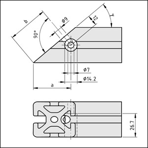 Mitre-Butt-Fastening Set 8 0.0.492.25