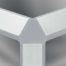 Fastener Cap 8 40x40-45°, grey similar to RAL 7042 - 0.0.628.68