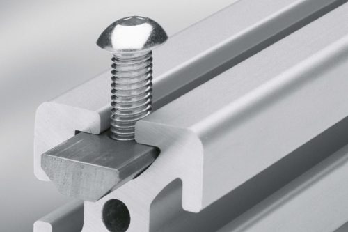 T-Slot Nut 8 St M8, heavy-duty, bright zinc-plated