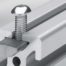 T-Slot Nut 8 St M8, heavy-duty, bright zinc-plated