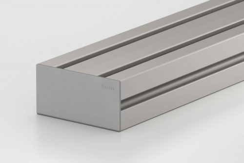 Cap X 8 80x40, grey similar to RAL 7042 - 0.0.489.61