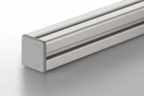 Cap 8 40x40, grey similar to RAL 7042 - 0.0.627.16