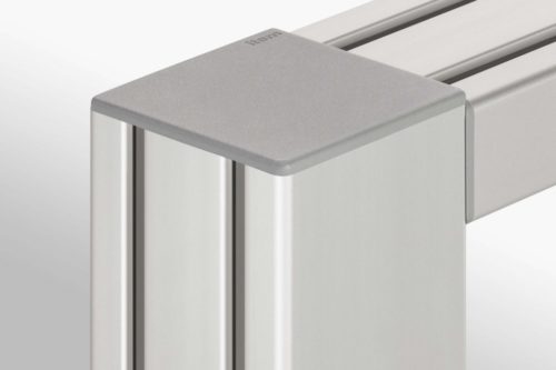 Cap 8 80x80, grey similar to RAL 7042 - 0.0.627.20