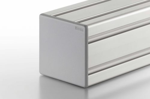 Cap 8 80x80, grey similar to RAL 7042 - 0.0.627.20