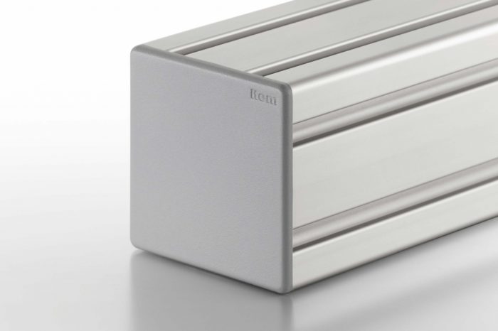 Cap 8 80x80, grey similar to RAL 7042 - 0.0.627.20