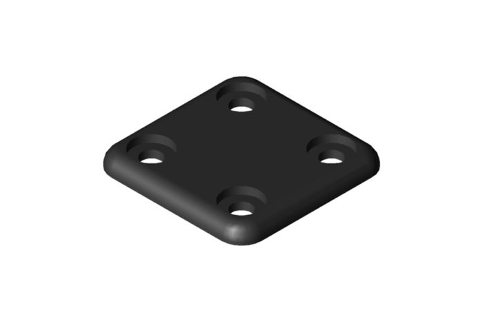 Conduit Cap 30x30, black - 0.0.486.82