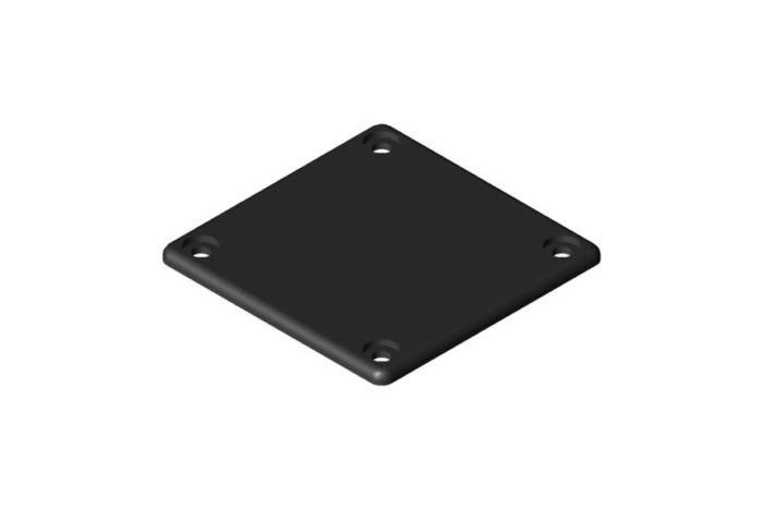 Conduit Cap 60x60, black - 0.0.486.84