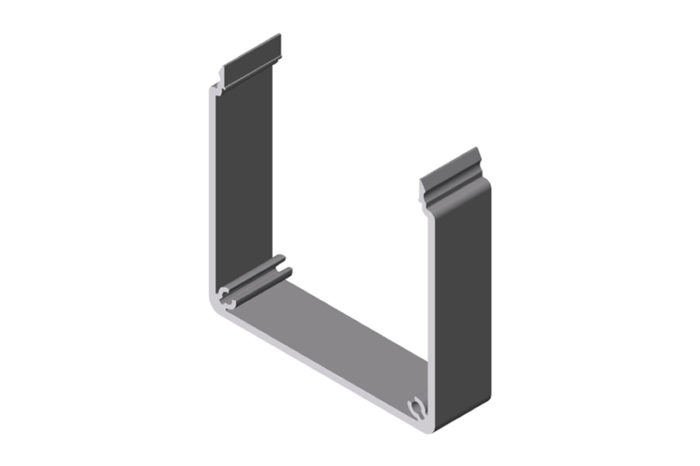 Conduit Profile U 80x80 SE, natural - 0.0.487.45