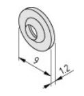 Anti-Loss Washer M4, natural - 0.0.627.71