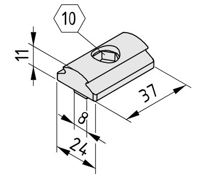 Adapter 8 D30 - 0.0.630.51