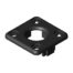 Conduit Cap 40x40 with Cable Entry Protector, black - 0.0.638.31