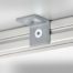Angle Bracket 8 40 right-angled, white aluminum, similar to RAL 9006 - 0.0.665.53