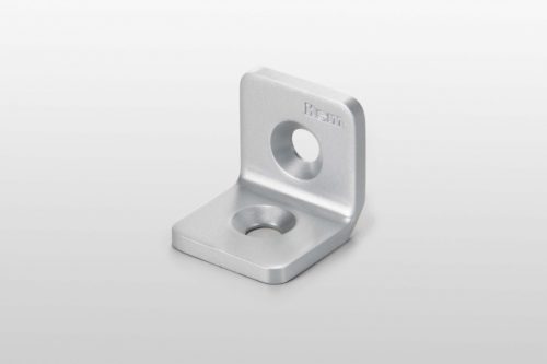 Angle Bracket 8 40 St, white aluminum, similar to RAL 9006 - 0.0.692.14