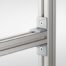 Angle Bracket 8 40 St, white aluminum, similar to RAL 9006 - 0.0.692.14