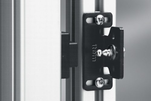 Catch Mounting Bracket, black - 0.0.475.06