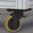 Castor D125 swivel with double-brake, heavy-duty - 0.0.488.39