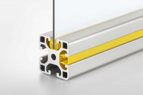 Cover Profile 8, yellow, similar to RAL 1018 - 0.0.489.43
