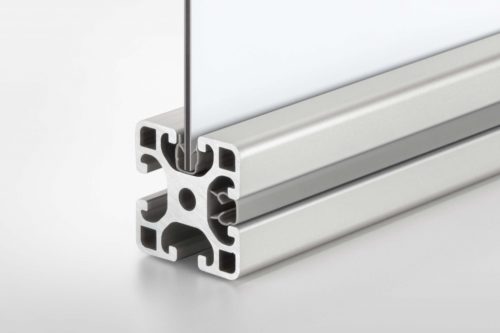 Cover Profile 8, grey similar to RAL 7042 - 0.0.489.45