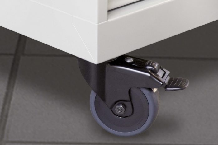 Castor D100 swivel with double-brake ESD - 0.0.602.41