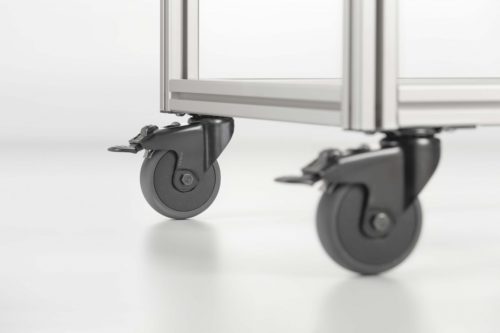 Castor D100 swivel with double-brake 120x40 - 0.0.639.13