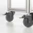Castor D100 swivel with double-brake 120x40 - 0.0.639.13