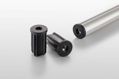 Threaded Insert D30 M10 ESD, black similar to RAL 9005 - 0.0.640.82