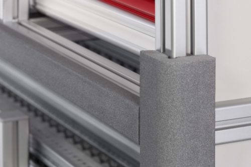 Protective Profile 8 40x20 E, grey - 0.0.645.03