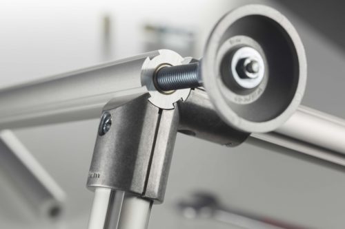 Threaded Insert, Profile Tube D30 heavy duty M12, bright zinc-plated - 0.0.648.64