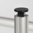 Cap, Profile Tube D30 heavy duty ESD, black similar to RAL 9005 - 0.0.649.35