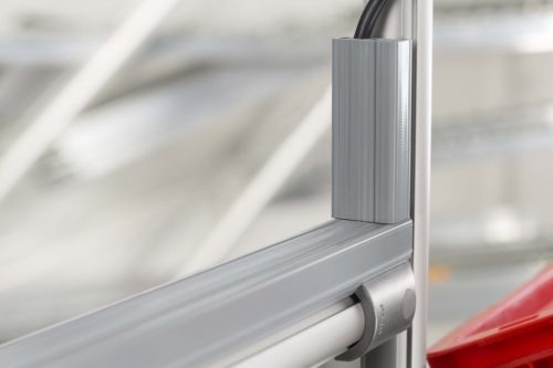 Cable Guide Profile D30, grey similar to RAL 7042 - 0.0.664.72