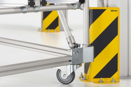 Collision Guard L With Hazard Markings - 0.0.665.48