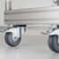 Castor D100 swivel with double-brake 140x110 ESD - 0.0.667.19