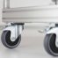 Castor D125 swivel with double-brake 140x110 ESD - 0.0.667.25