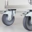 Castor D160 swivel with double-brake 140x110 - 0.0.667.31