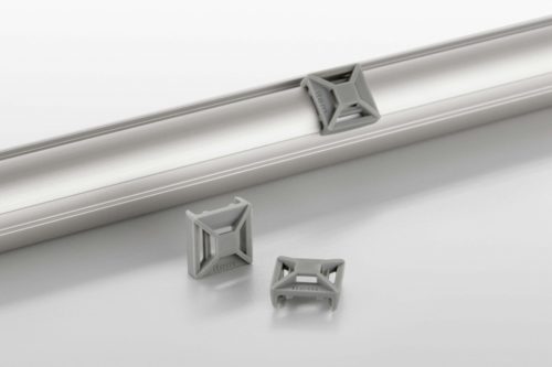 Universal Holder D30, grey similar to RAL 7042 - 0.0.671.98