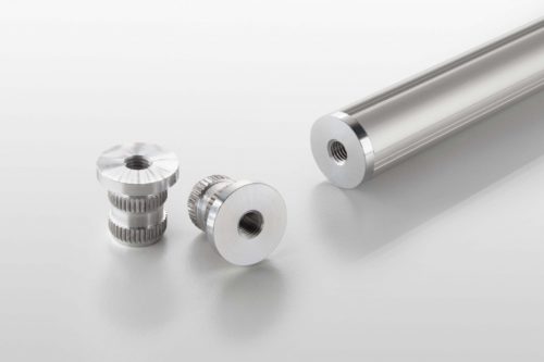 Threaded Insert, Profile Tube D30 Al, natural