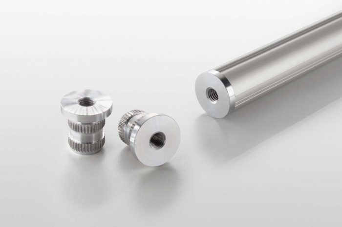 Threaded Insert, Profile Tube D30 Al, natural