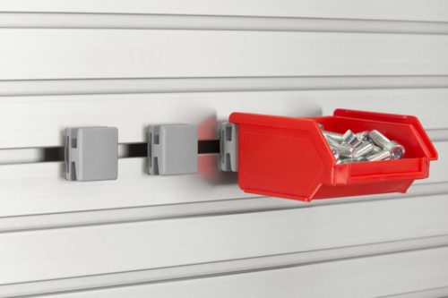 Semi-Open Fronted Box Holder 8, grey similar to RAL 7042 - 0.0.683.25
