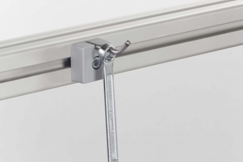 Single Hook 8 40x20, grey - 0.0.683.59