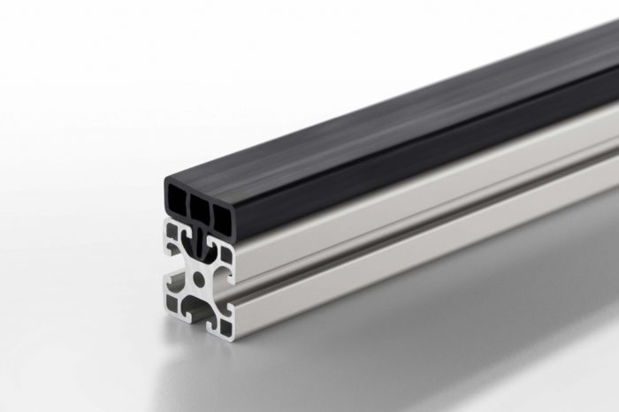 Protective Profile 8 40x16 ESD, black - 0.0.686.88